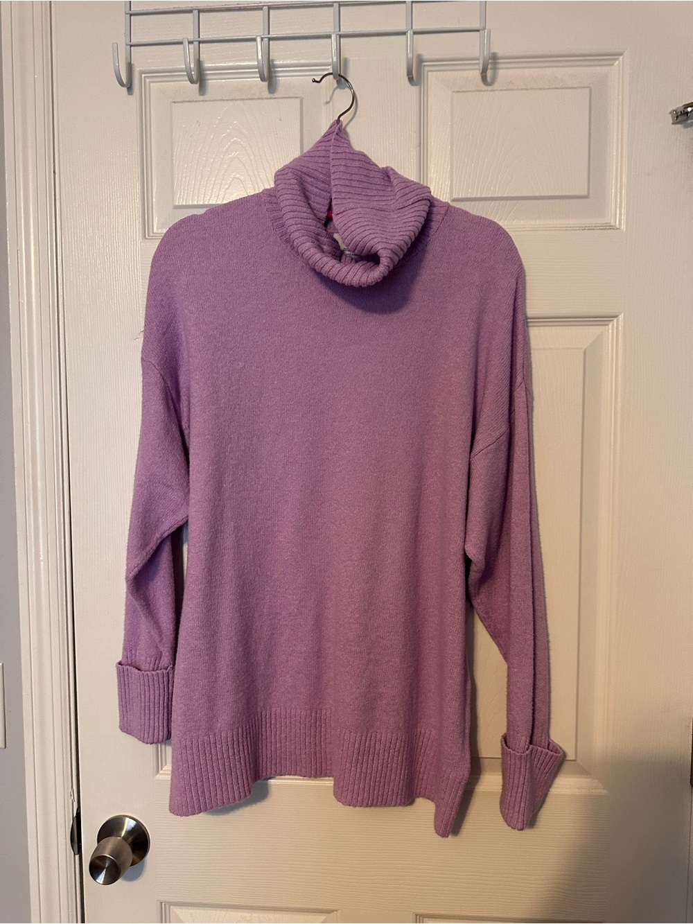 Old Navy Lavender Cowl Neck Sweater